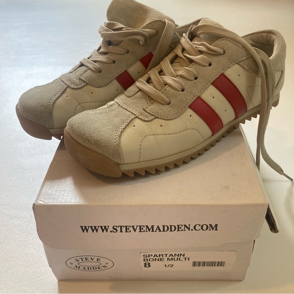 Vintage Steve Madden Spartann Bone Multi Sneakers